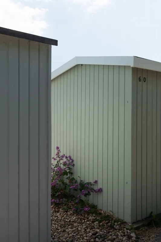 Beach huts V, Aldwick Bay. 2024.